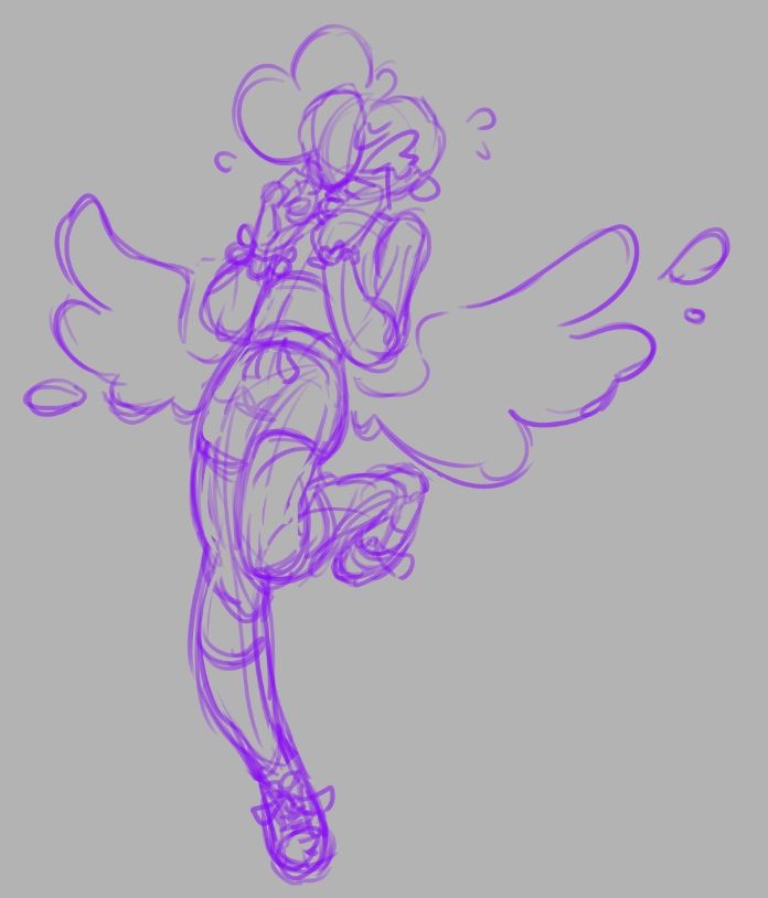 One of my Dandy's World OCs, Cupid, but in a more human like body style