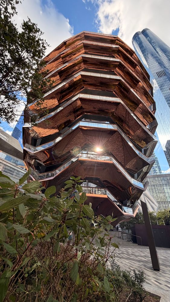 The Vessel structure, Hudson Yards—a sculptural wonder I gravitate towards every time I return to old stomping grounds 