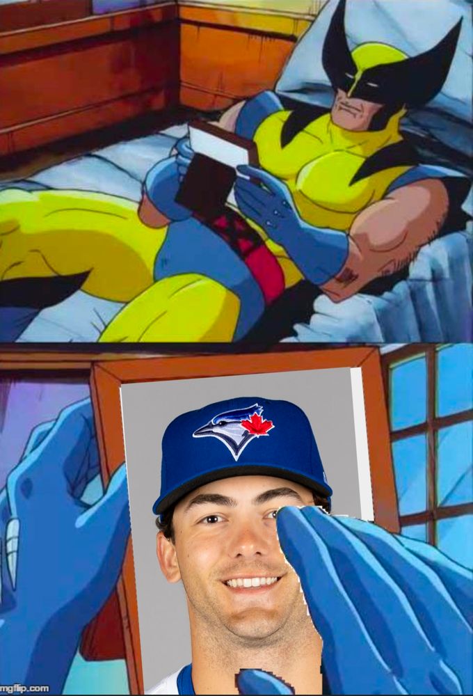 Wolverine longing over a picture of Joey loperfido