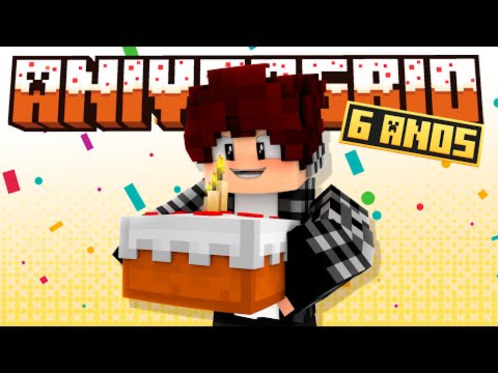 Meu canal fez 6 anos de aniversário!