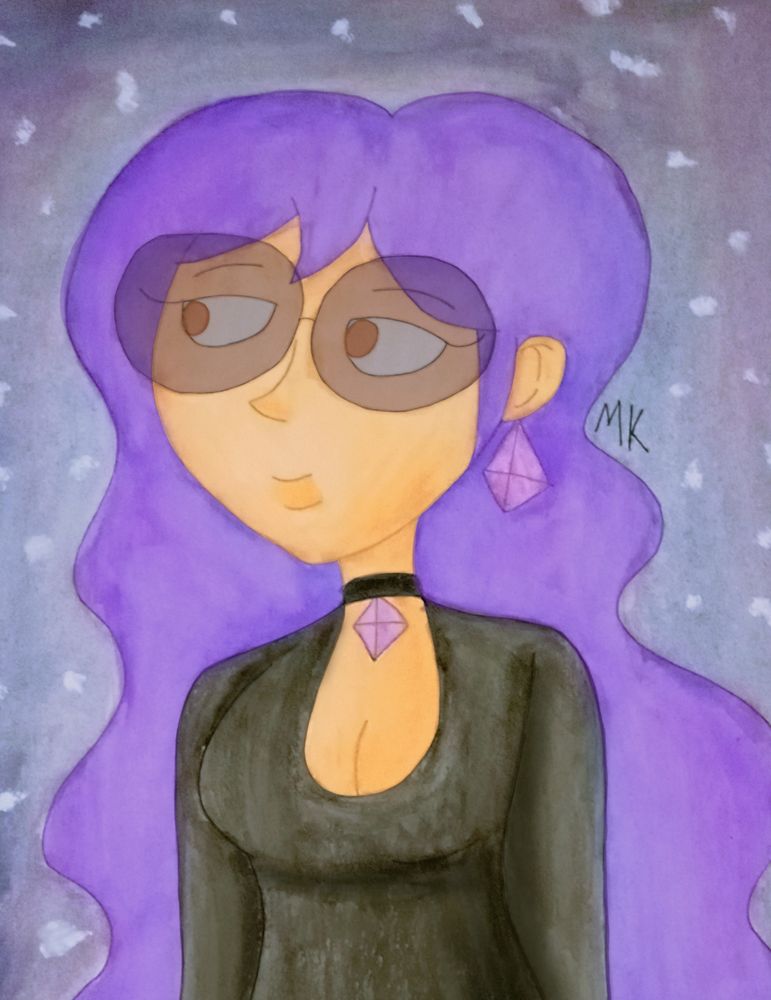 Traditional art of MK that I decided to edit. 