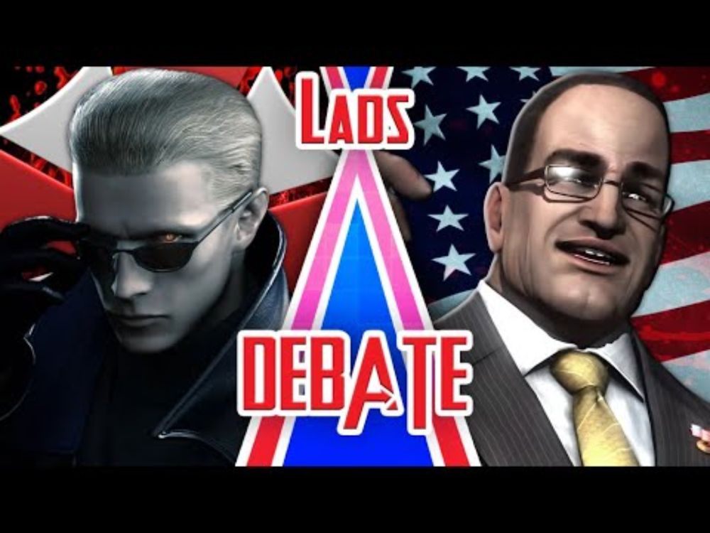 Lads Debate - Senator Armstrong Vs. Albert Wesker (Metal Gear Vs Resident Evil.)