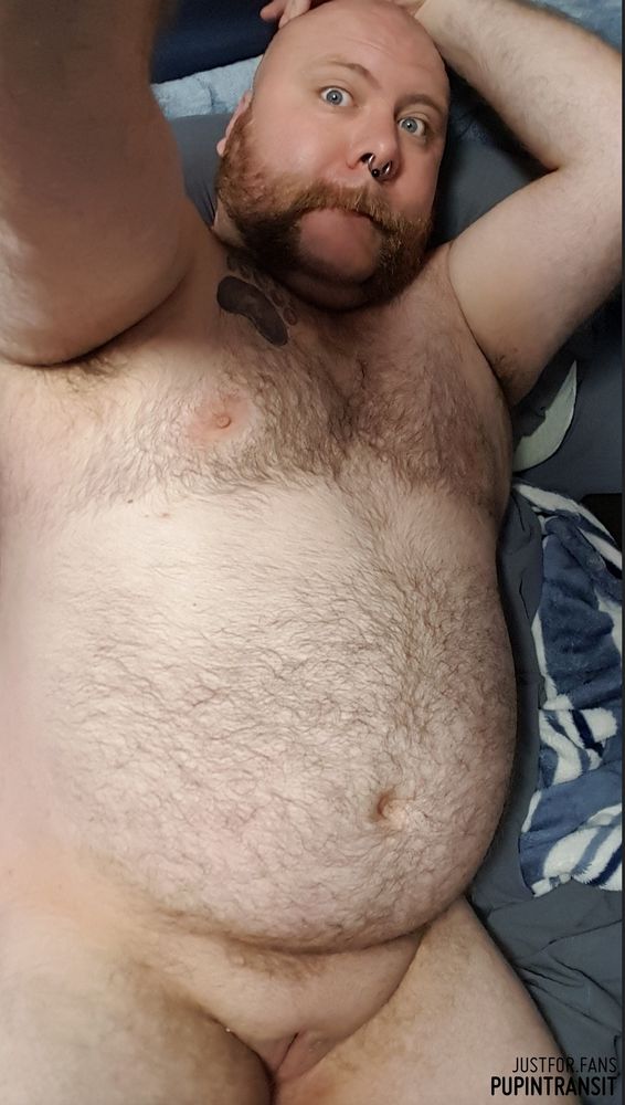 Fat hairy naked man vagina exposed