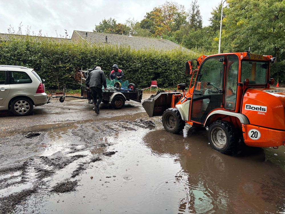 Urenlang regen