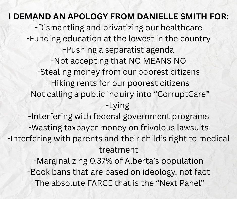List of offensive wrongdoing by the UCP