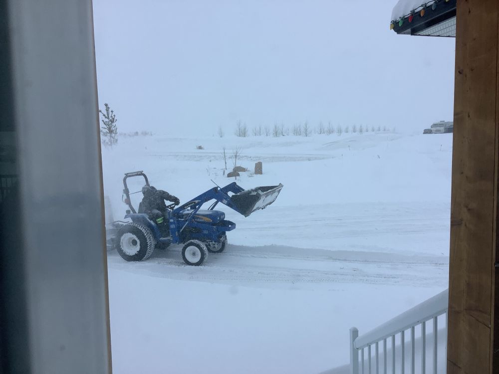 Tractor comes to rescue us