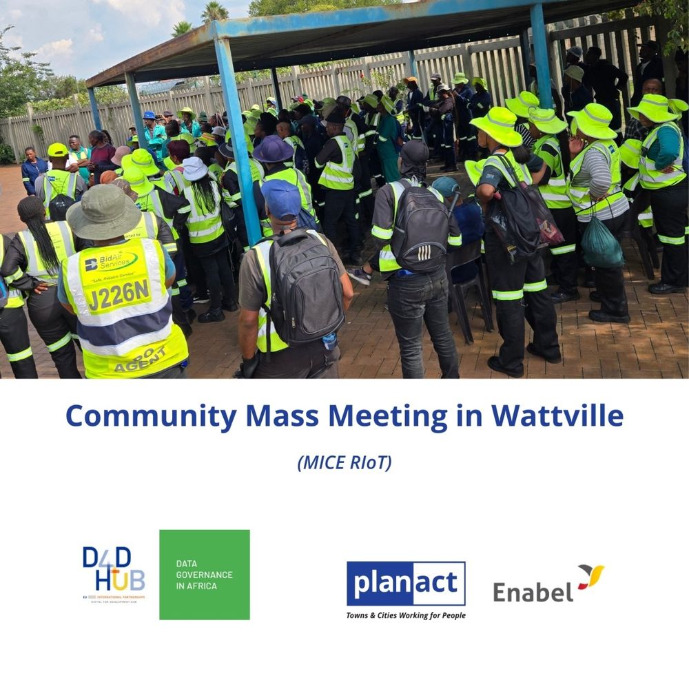 Community Mass Meeting in Wattville, South Africa. 