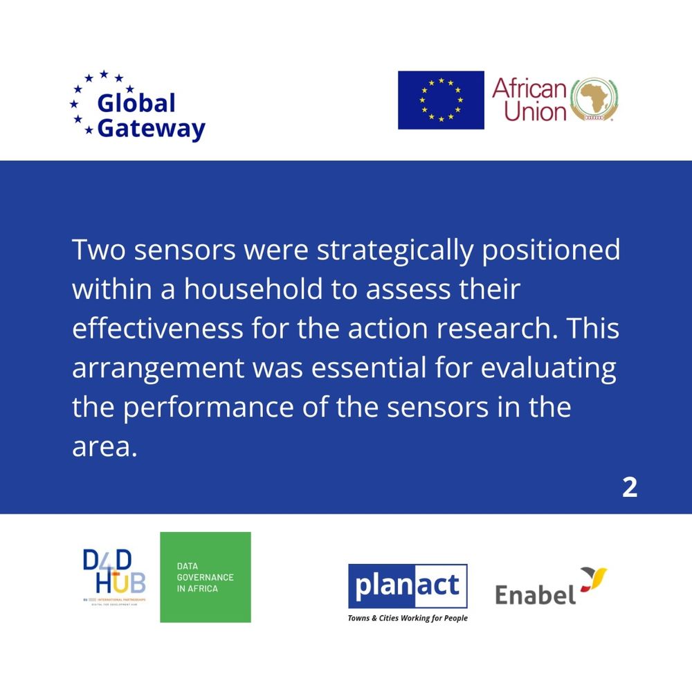 Description of the two heat sensors that was installed in a household to evaluate how the sensor will perform in the area. 