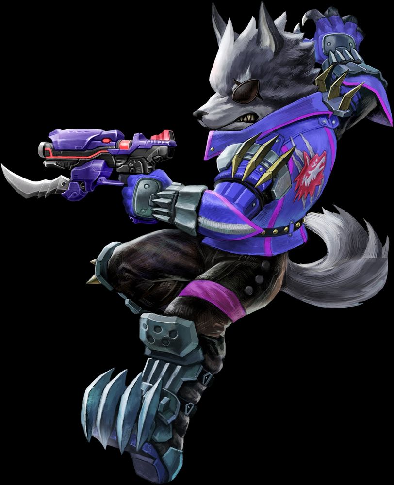 Official artwork of Star Wolf from Smash Bros Ultimate.