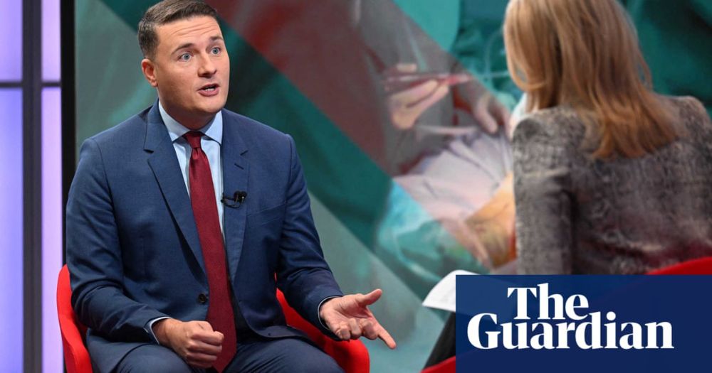 Wes Streeting denies ‘dystopian future’ over weight-loss jabs for unemployed