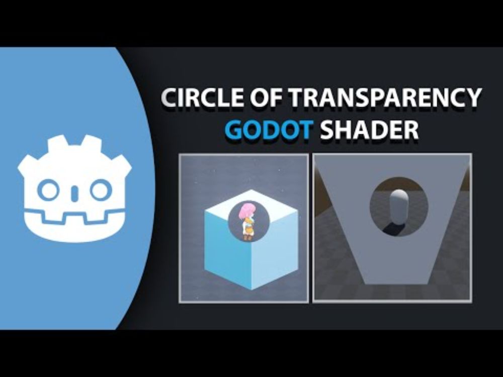 Circle of Transparency Shader for Godot 4