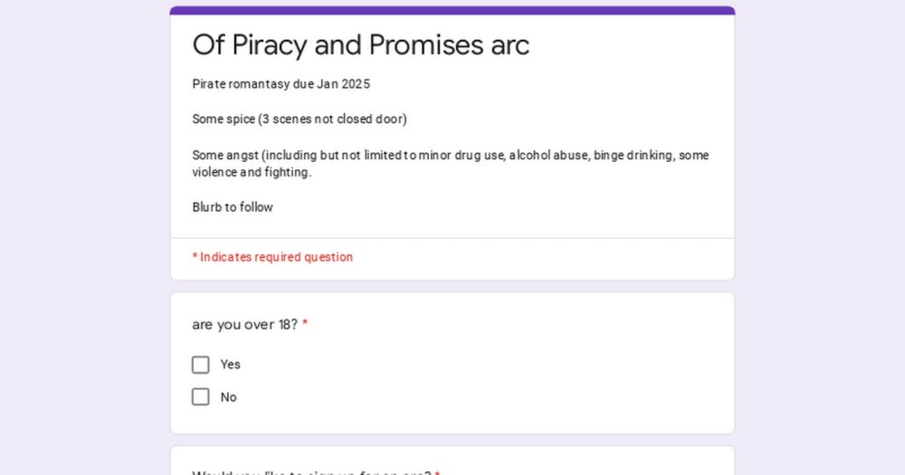 Of Piracy and Promises arc