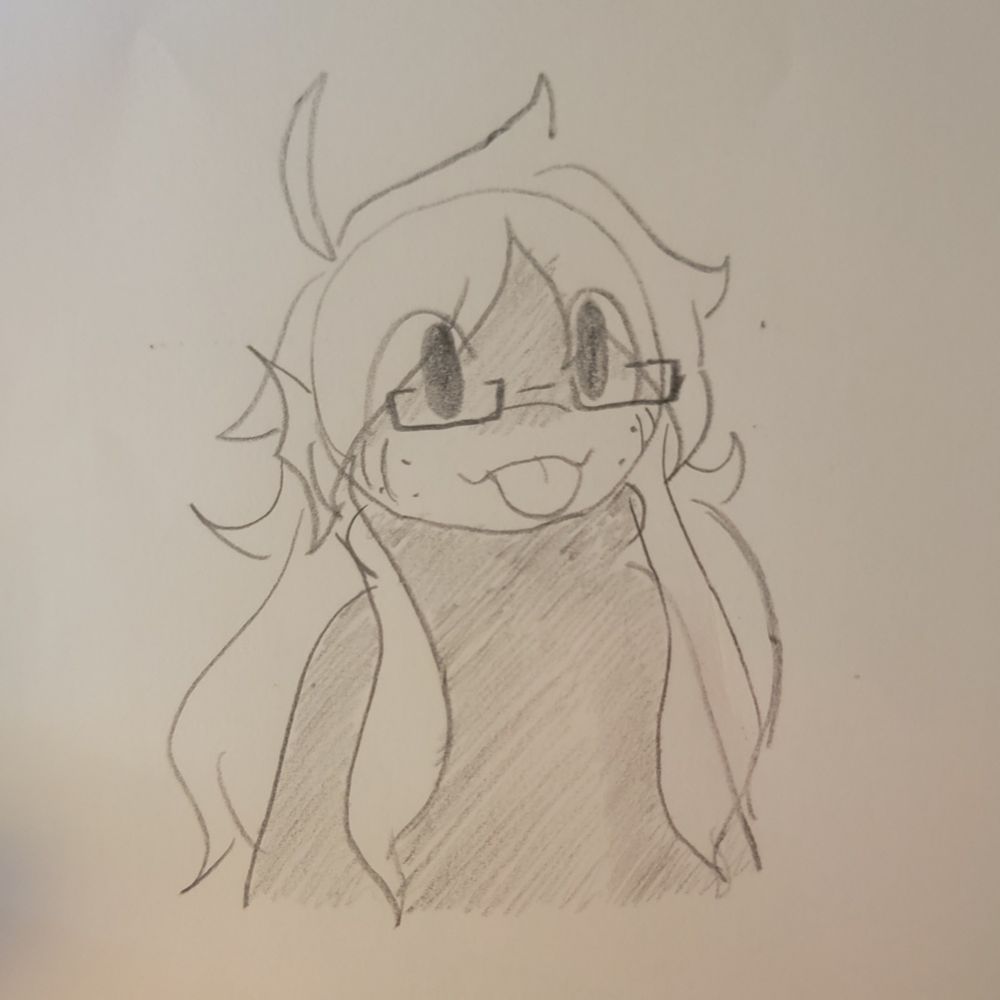 shark staring blankly with her tongue out