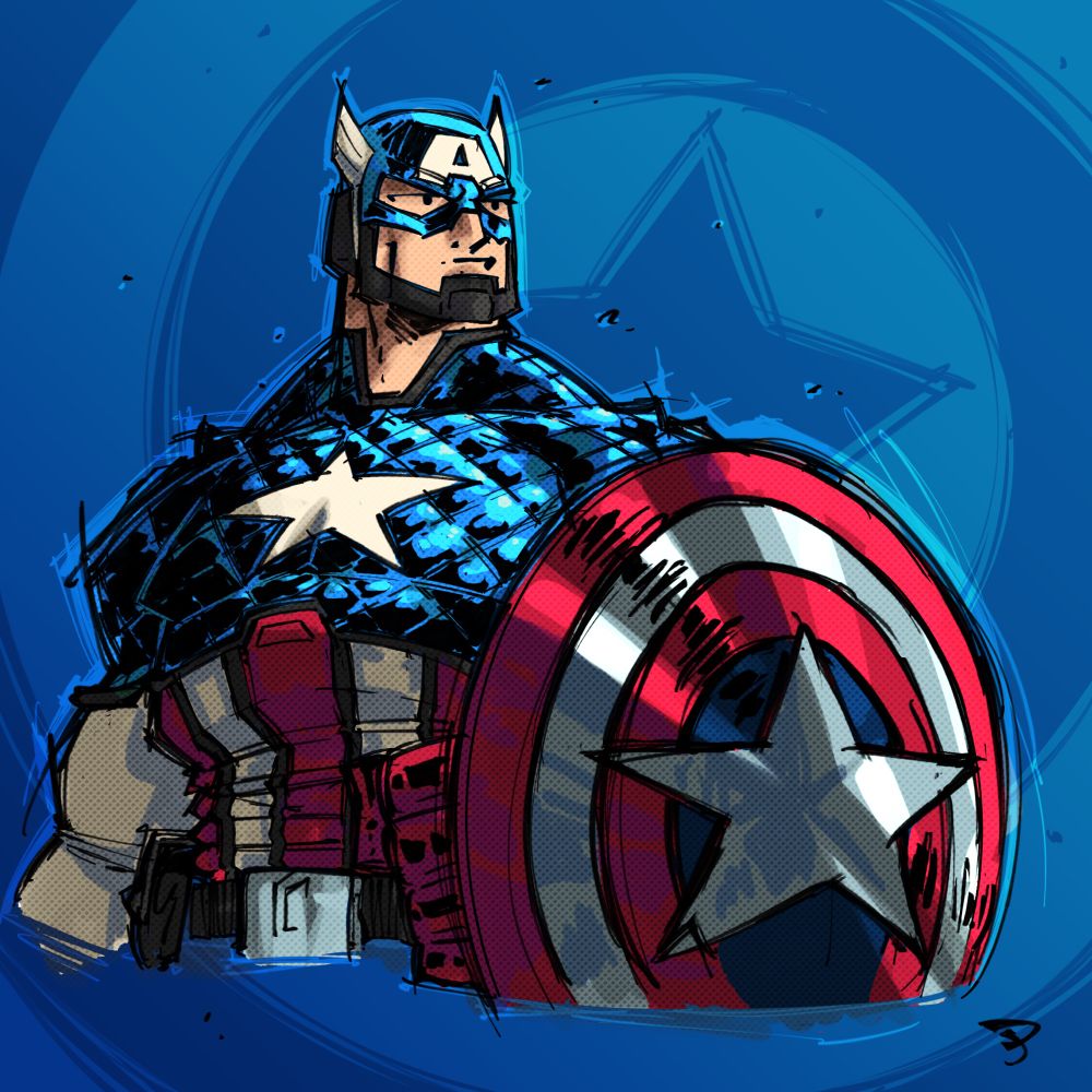 Captain America sketch 