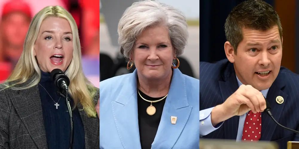 Former Florida Attorney General Pam Bondi, Trump 2024 co-campaign manager Susie Wiles, and former Congressman Sean Duffy.