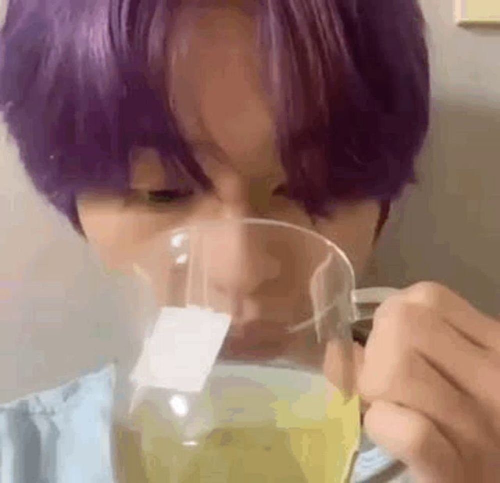 Lee Know Tea GIF