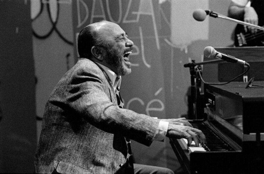 Eddie Palmieri ca. 1970’s at the piano.