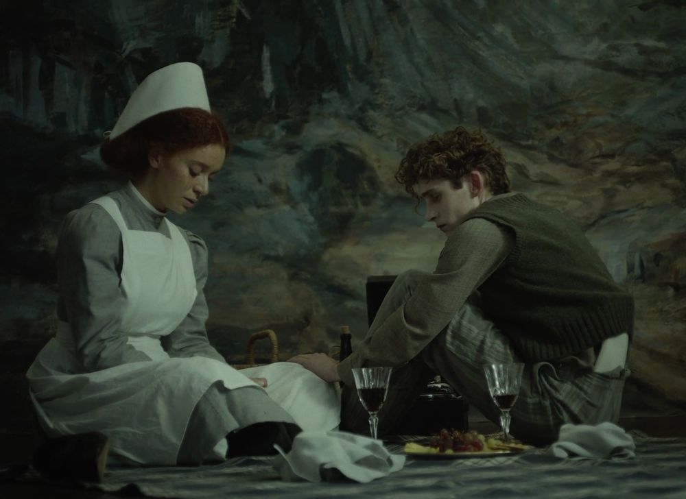 From the movie Lilies Not For Me. Nurse Dottie is comforted by Owen as she recounts her brother's meaningless death in WW1.