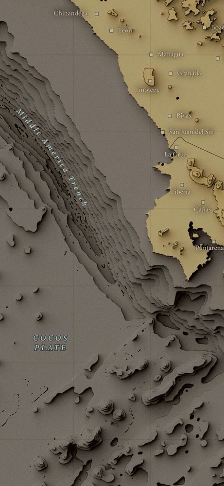 A map of Costa Rica 