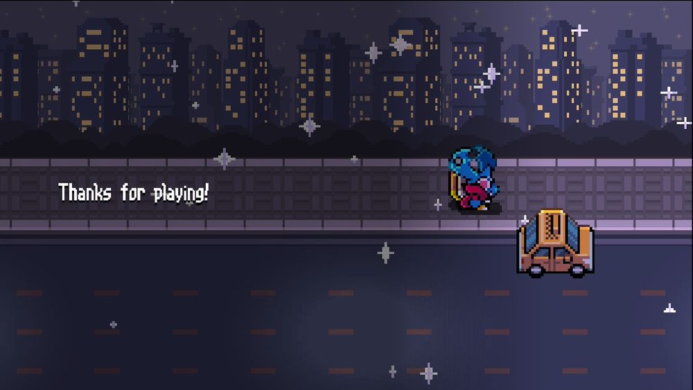 The End Credits Scene for Pipistrello and the Cursed Yoyo. Pippit is on a street, off the outskirts of the City. He calls a Taxi.