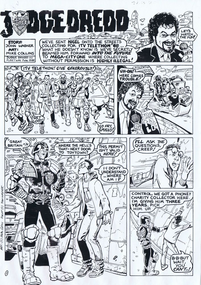 Judge Dredd vs Jeremy Beadle. You already know who's side you're on...
