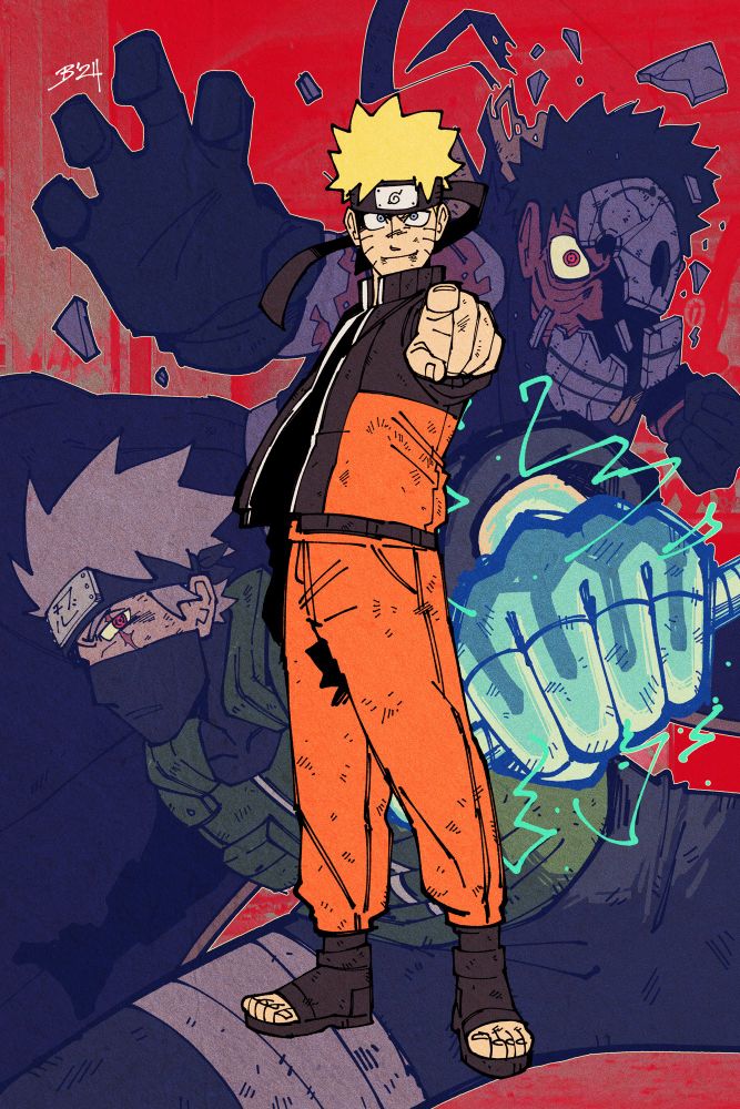 Redraw of volume 63 of Naruto.