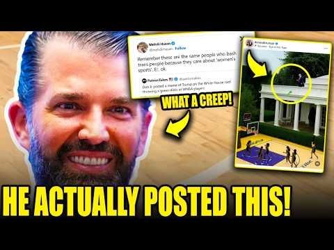 Don Jr. MOCKED for Posting Pic of Trump Tossing Sex Toy onto WNBA Court