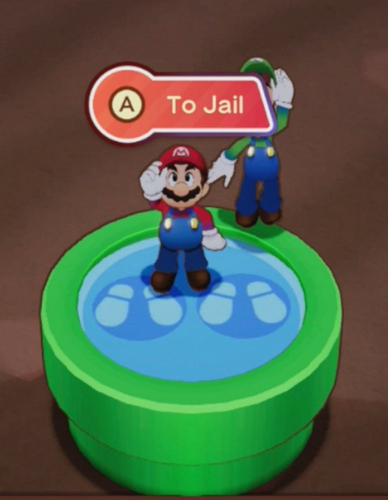 Mario going to jail