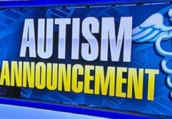 Autism announcement 
