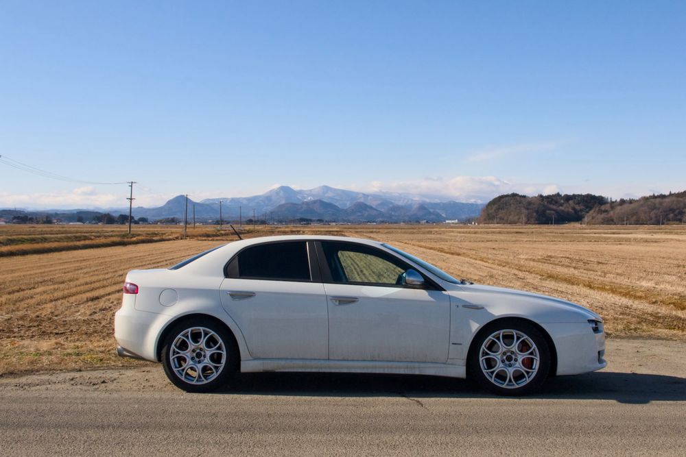 いまだに洗車してない159