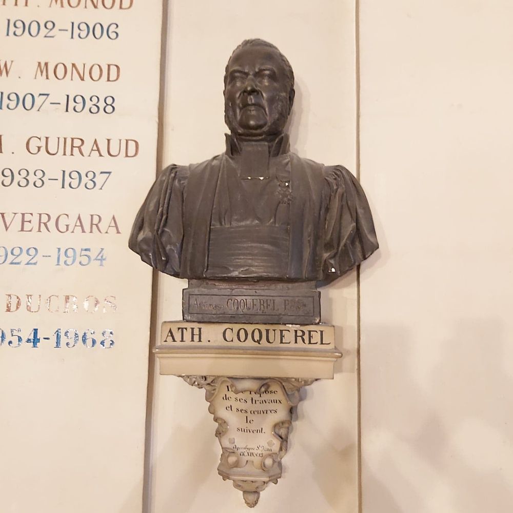 buste d'Athanase Coquerel #protestantisme #oratoiredulouvre pasteur protestantisme