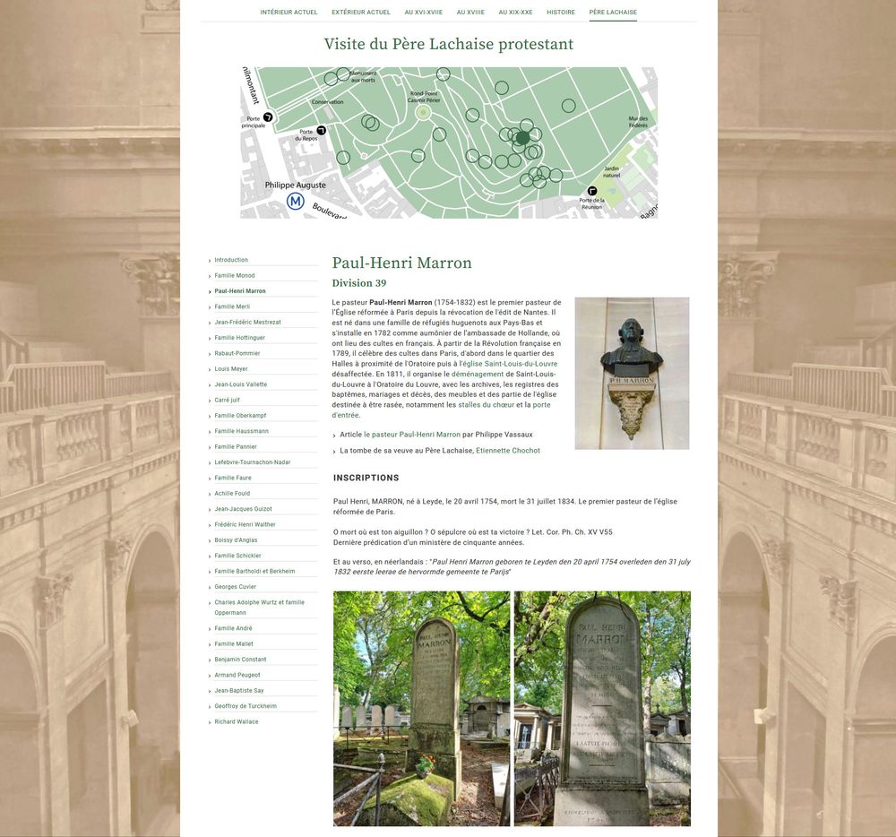 protestantisme Pere Lachaise