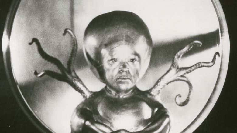 La mente marciana de Invasores de Marte (1953) encerrada en un hábitat de cristal, es una cabeza y un torso con tentáculos en lugar de brazos.
