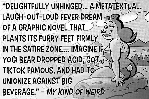 A snippet from a review of the graphic novel 