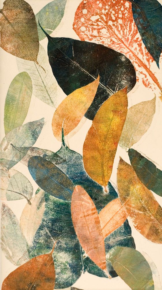 Painting of Autumn leaves 