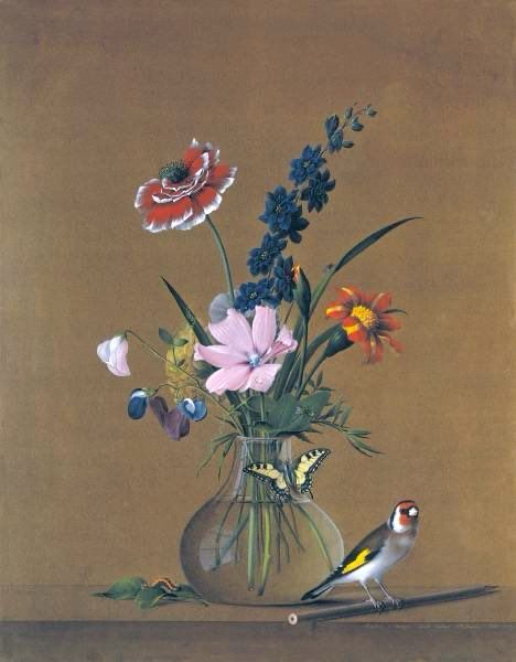 A still life painting titled 