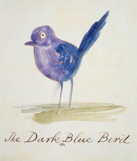 Painting, The Dark Blue Bird