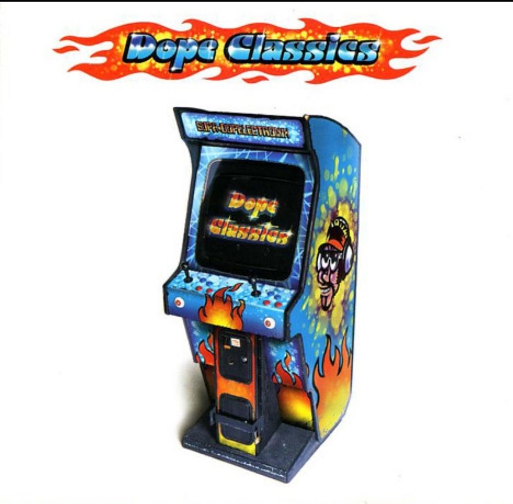 Dope Classics on React. Cover features an old school arcade game and graffiti graphics.