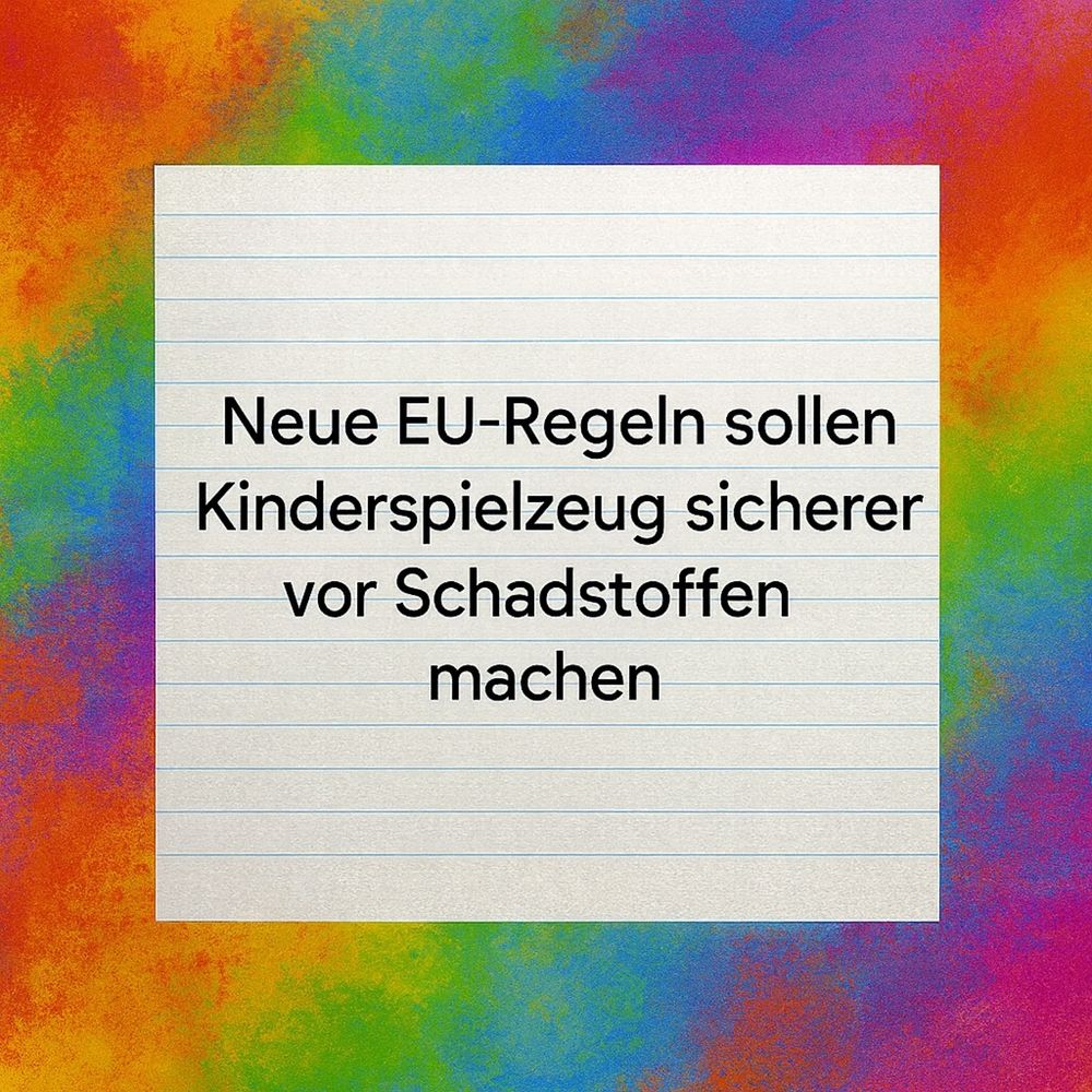 Neue EU-Regeln sollen Kinderspielzeug sicherer vor Schadstoffen machen

In fast der Hälfte der gemeldeten Spielzeuge waren gefährliche chemische Inhaltsstoffe die Hauptursache. Vor diesem Hintergrund hat das EU-Parlament nun ein neues Gesetz beschlossen, das die Sicherheit von Spielzeug fundamental verbessern soll.

Herzstück der neuen Regelungen ist ein digitaler Produktpass. Jedes in der EU verkaufte Spielzeug muss künftig einen solchen Pass besitzen. Dieser enthält detaillierte Sicherheitsinformationen, die über einen QR-Code abrufbar sind. Für Verbraucherinnen, Verbraucher sowie Zollbehörden wird es dadurch deutlich einfacher, die Sicherheit eines Produkts zu überprüfen und mögliche Risiken zu erkennen. Ziel ist ein Maximum an Transparenz entlang der gesamten Lieferkette.

Ein weiterer Schwerpunkt liegt auf dem rasant wachsenden Online-Handel. Plattformen müssen künftig sicherstellen, dass keine als gefährlich eingestuften Spielzeuge zum Verkauf stehen, auch wenn diese von Nicht-EU-Anbietern stammen. Da ein immer größerer Anteil der Käufe über internationale Online-Marktplätze erfolgt, soll die neue Regelung Schlupflöcher schließen und den Schutz von Kindern unabhängiger von der Herkunft des Produkts machen.

Die EU erweitert zudem die Liste der verbotenen Substanzen erheblich. Neu untersagt werden Stoffe, die das Hormonsystem beeinträchtigen, sowie der bewusste Einsatz langlebiger, gesundheits- und umweltgefährdender Chemikalien wie PFAS. Diese können sich im Körper und in der Umwelt anreichern. Andere Risikostoffe dürfen künftig nur noch genutzt werden, wenn das Spielzeug ausdrücklich für den Außeneinsatz vorgesehen ist. Damit reagiert die EU auf die Zunahme chemischer Risiken im Spielzeugmarkt.

Die neuen Regeln treten erst nach ihrer Veröffentlichung im Amtsblatt der EU in Kraft und sind nach einer Übergangszeit von 4,5 Jahren frühestens 2030 vollständig wirksam.