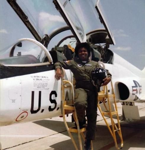 Theresa Claiborne, USAF first Black female pilot.