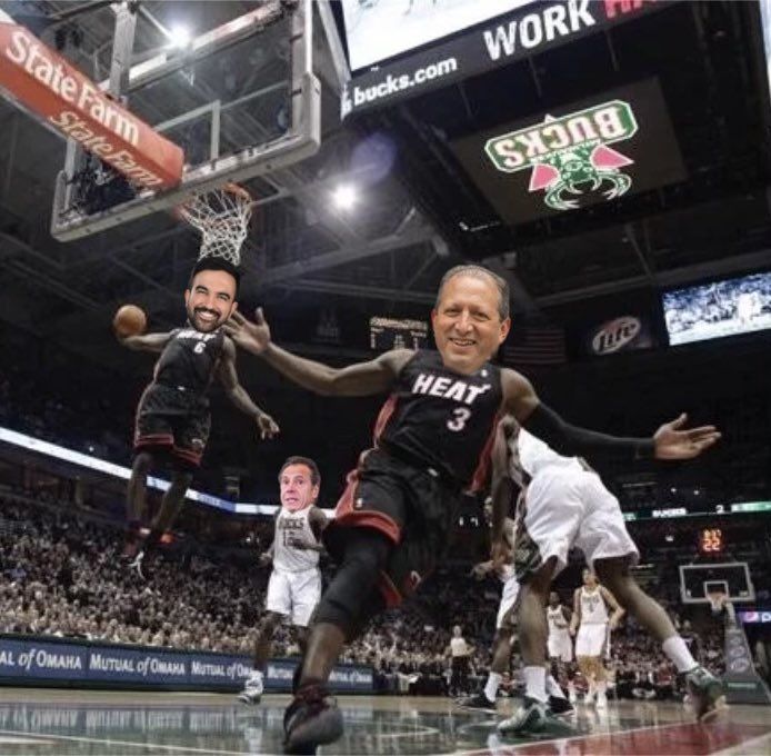 Brad Lander with the assist to Zohran Mamdani, while Cuomo is left in the dust