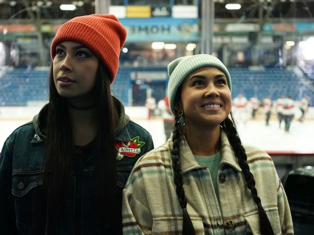 A shot from the TV show "Shoresy" featuring the characters Ziig and Miig. 