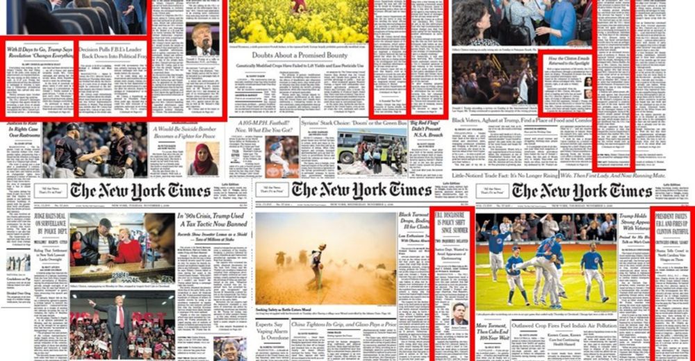 Study: Hillary Clinton’s emails got as much front-page coverage in 6 days as policy did in 69