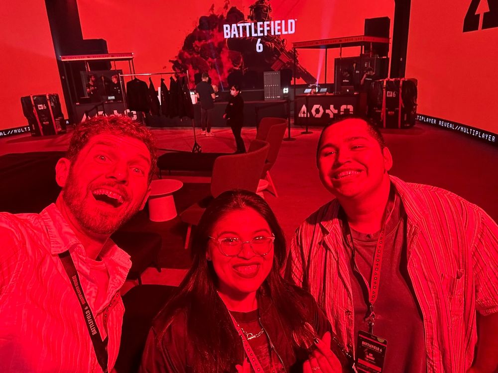 Kate Sánchez (@OhMyMithrandir) and Luis Joshua Gutierrez (freelancer writing for Game Informer - @imluisgutierrez.bsky.social‬)