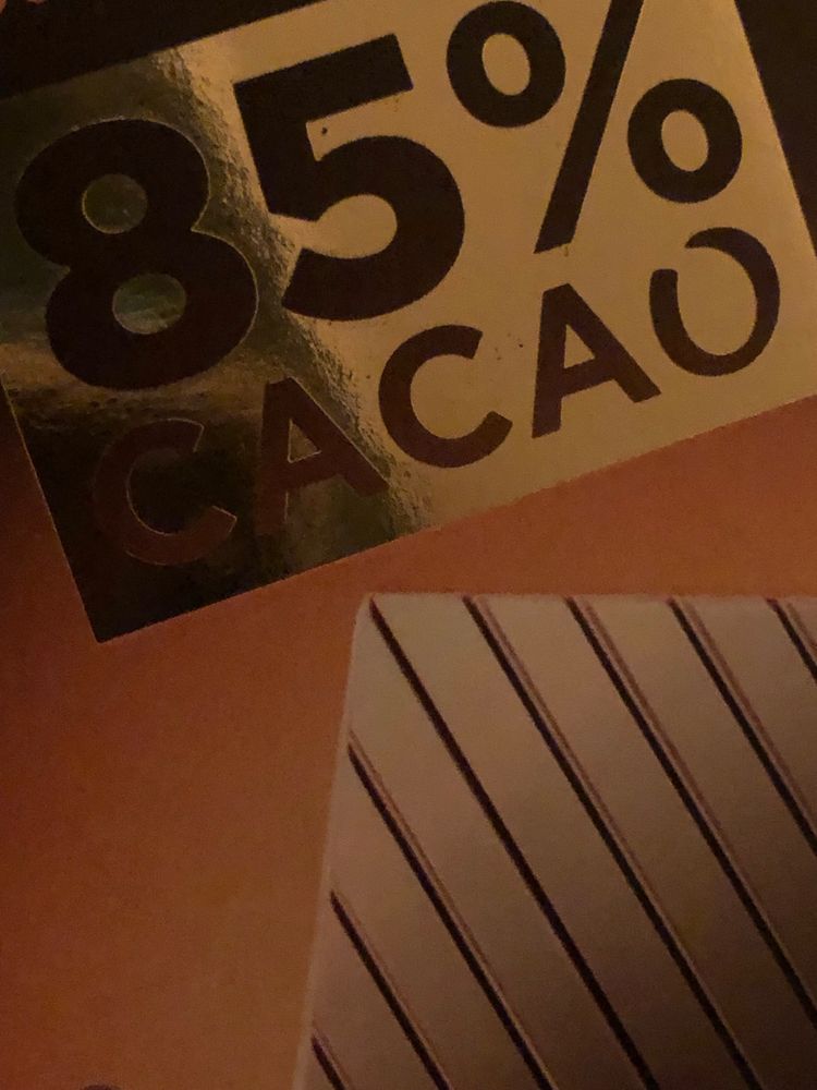85% pure cacao