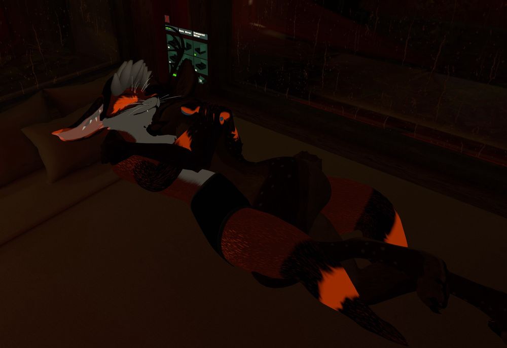 Sleepy cuddle time ^•^