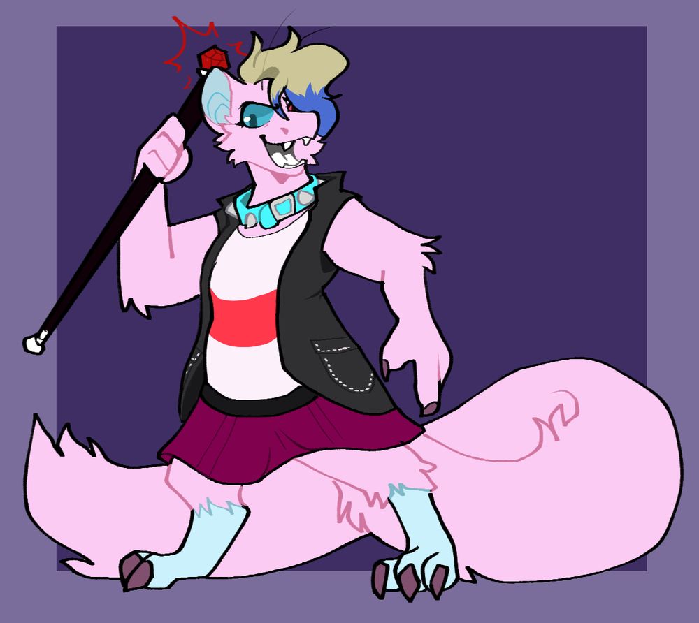 Yinglet Alli standing confident with her magic staff.