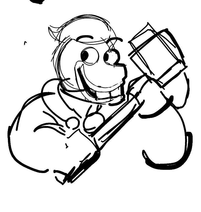 Doodle of Dr. Reflex!