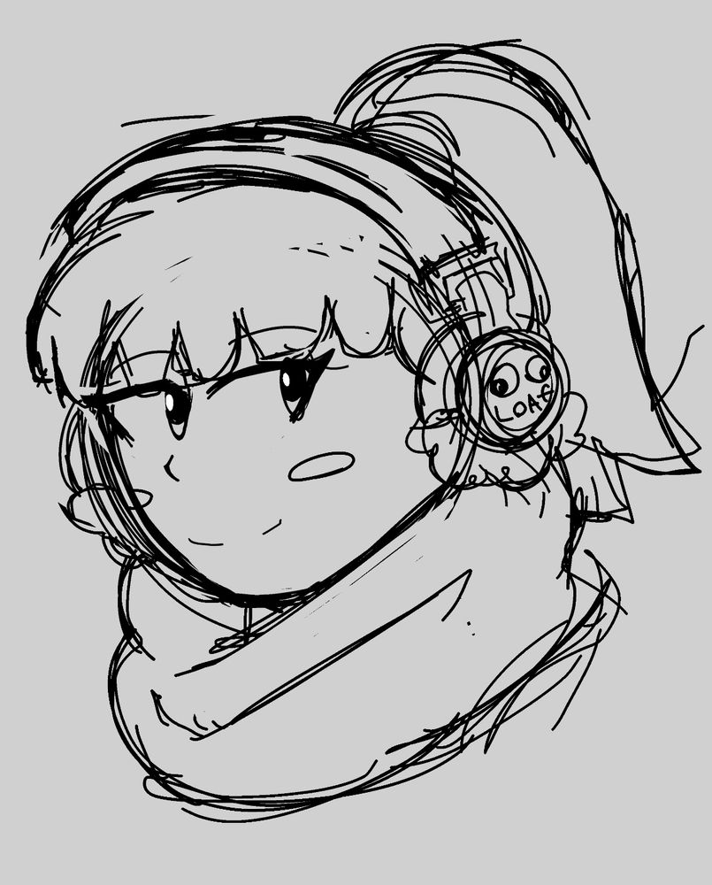 Doodle of Lofi girl!