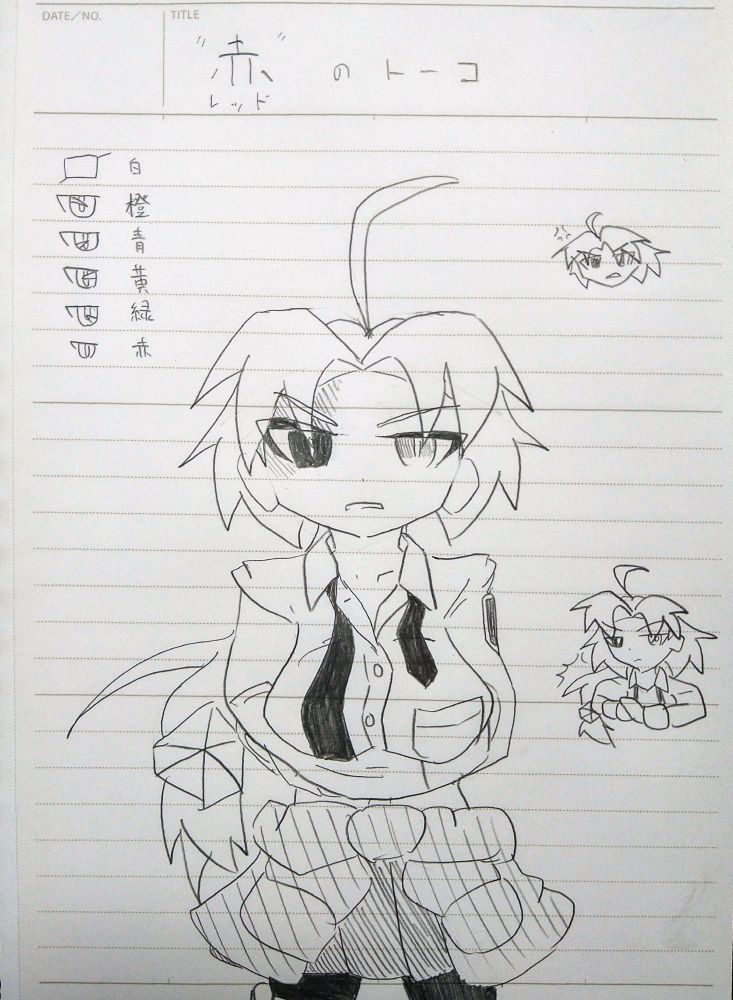 赤のトーコ
直情的で型破りな、ちょっぴり危険な人格